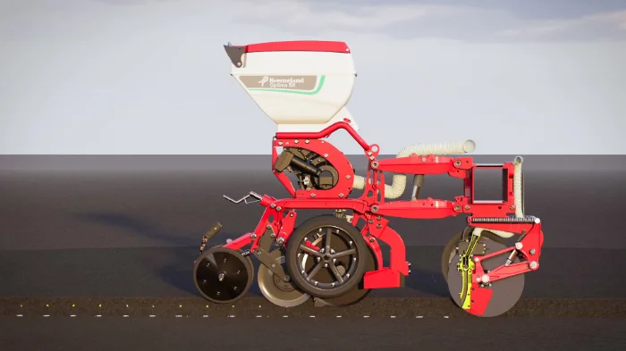 PUDAMA - Ultra localized fertilization - Single seed drill